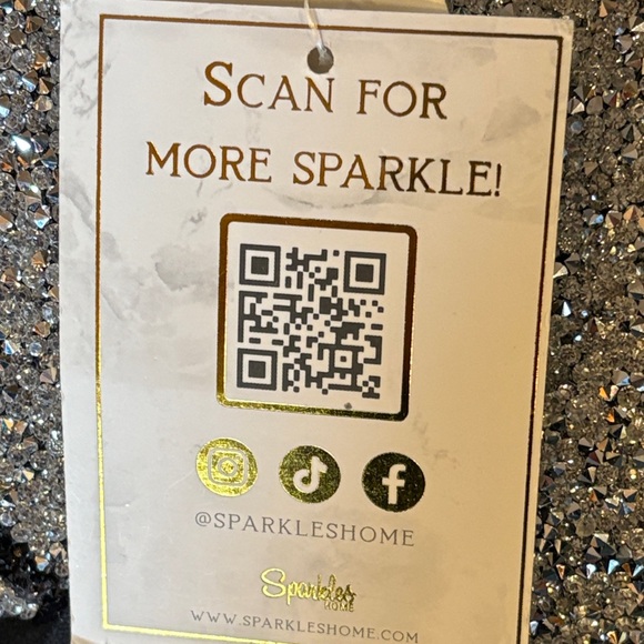 Silver Glitter Bat Pillow - Picture 6 of 9